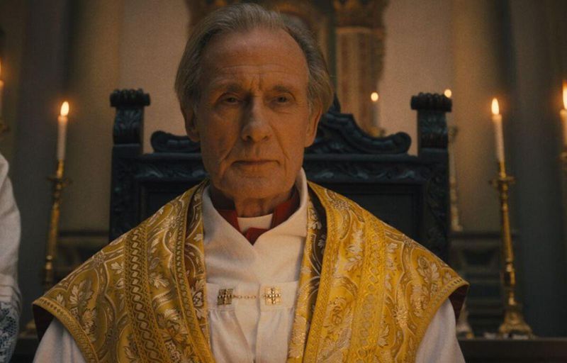 Bill Nighy plays the morally bankrupt Cardinal Lawrence in "The First Omen." 20th Century Studios