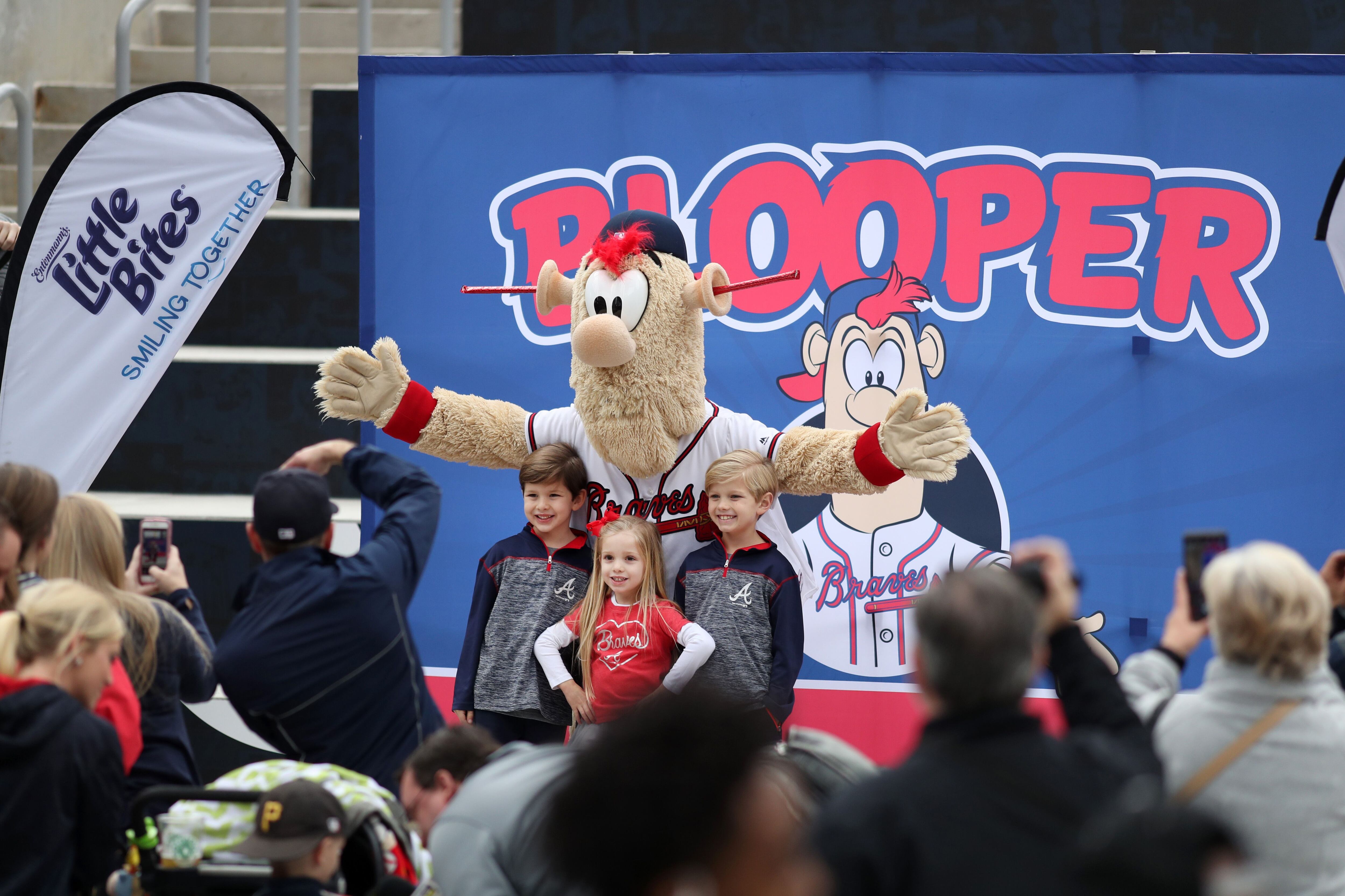 Photos: Blooper, the Braves' new mascot