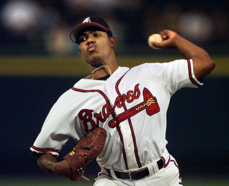Braves pitcher Odalis Perez throws during the first inning against the Pittsburgh Pirates in Atlanta, Tuesday, April 27, 1999. File photo