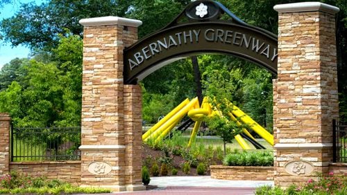 Sandy Springs officials will hold a ribbon-cutting ceremony April 13 to formally open the Abernathy Greenway South Trail Park, a companion facility to the Abernathy Greenway Park on Abernathy Road. CITY OF SANDY SPRINGS