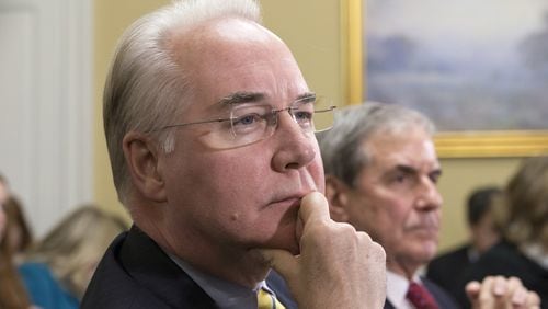 U.S. Rep. Tom Price, R-Roswell, has been tapped by President-elect Donald Trump to serve as secretary of health and human services. If Price is confirmed, a large number of candidates could surface to run in a special election to fill Price’s seat in the U.S. House. (AP Photo/J. Scott Applewhite, File)