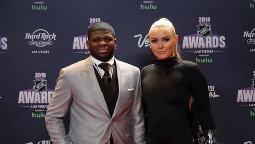 P.K. Subban and Lindsey Vonn have been dating for more than a year. Vonn announced their engagement Friday.