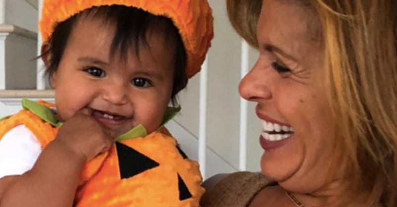 Hoda Kotb with baby daughter Hayley Joy dressed for Halloween