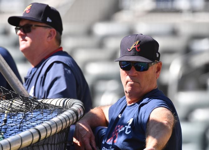 Braves Worksout ahead of NLCS
