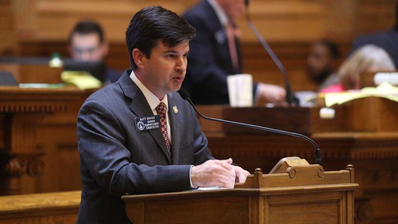 State Sen. Matt Brass, R-Newnan, asked to have his name removed as a co-sponsor of a resolution that would ratify the Equal Rights Amendment to the U.S. Constitution. PHOTO / JASON GETZ
