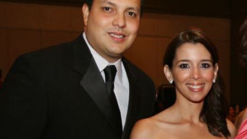 Dax Lopez, a DeKalb County state court judge, and his wife Zulma in 2012. (Mundo Hispanico/Miguel Martinez)