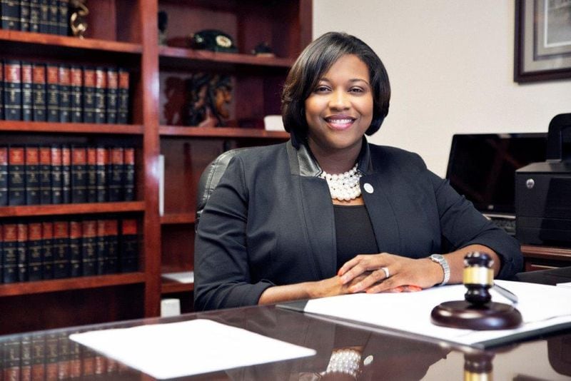Chief Judge Tiffany Carter Sellers with the City of South Fulton (Photo by Reginald Duncan, Cranium Creation)