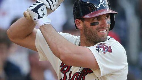 Fifteen years after he emerged on the Atlanta sports scene as a two-spot star at Parkview High School, 32-year-old Jeff Francoeur has enjoyed his return to Atlanta this season after playing for six other major league teams since his early years the Braves. (Curtis Compton/AJC photo)