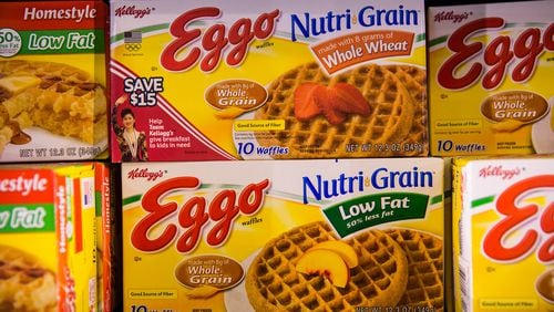 Boxes of Eggo Waffles sit for sale at the Metropolitan Citymarket on February 19, 2014 in the East Village neighborhood of New York City.