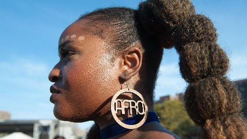 People participate in the annual Afropunk Music festival on August 27, 2016 in New York City. The festival comes to Atlanta Oct. 14 and leaves Oct. 16. (Credit: Stephanie Keith/Getty Images)