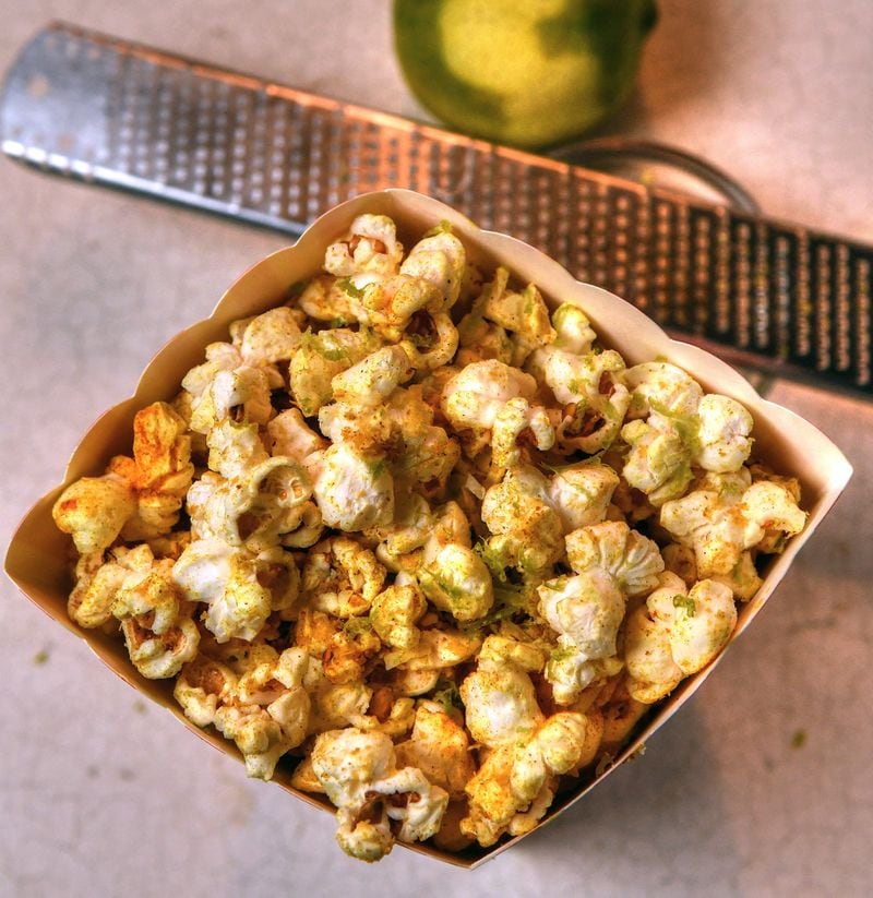Take your taste buds on an adventure with Curry-Lime Popcorn. (Styling by Susan Puckett / Chris Hunt for the AJC)