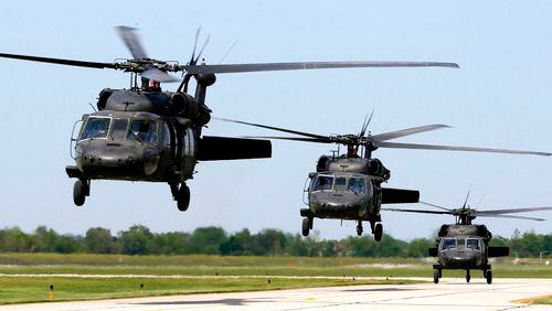 The Georgia National Guard has two helicopter flyovers planned in Georgia for Memorial Day, with one taking place over metro Atlanta.
