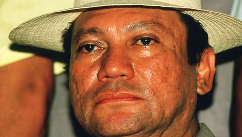 048177 19: General Manuel Antonio Noriega poses February 13, 1988 in Panama. In February 1988, two US federal grand juries indicted Noriega on drug trafficking charges and both American and Panamanian citizens strove to remove him from office. (Photo by Greg Smith/Liaison)