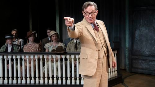 Richard Thomas stars as Atticus Finch in Aaron Sorkin’s adaptation of “To Kill a Mockingbird.” The nationally touring production comes to the Fox Theatre from May 7-12.
(Photo by Julieta Cervantes)