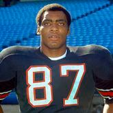 FILE - Atlanta Falcons defensive end  Claude Humphrey poses in August 1970. Humphrey, a Pro Football Hall of Famer Claude and one of the NFL's most fearsome pass rushers during the 1970s with the Falcons, died unexpectedly in Atlanta on Friday night, Dec. 3, 2021, according to the Hall of Fame, which was informed of his death by his daughter. He was 77. (AP Photo/File)