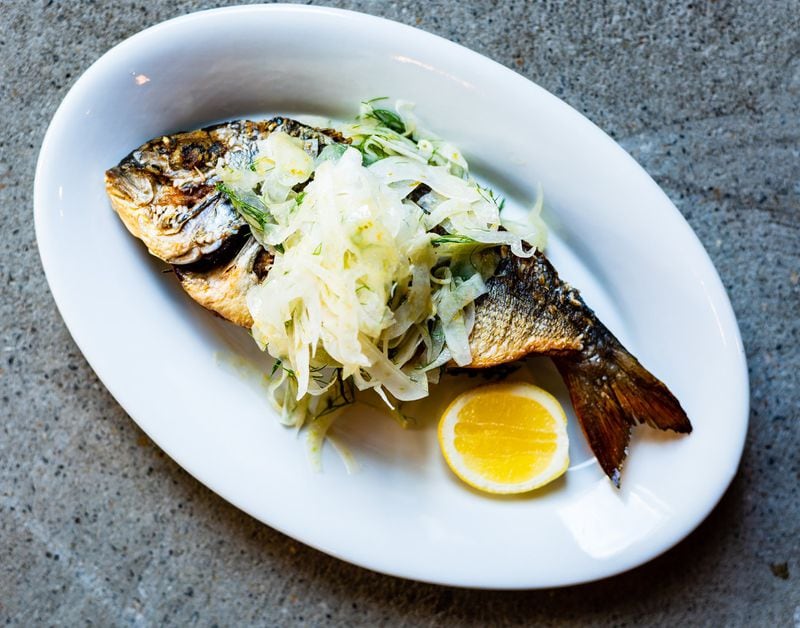 The pan-seared whole sea bream at Forza Storico brings with it the flavors of fennel, lemons and rosemary. CONTRIBUTED BY HENRI HOLLIS