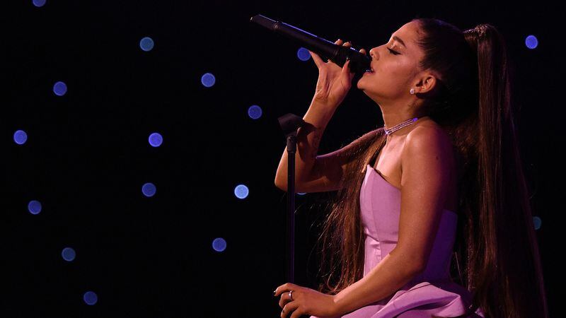 Ariana Grande performs at Billboard Women In Music 2018 on December 6, 2018 in New York City.