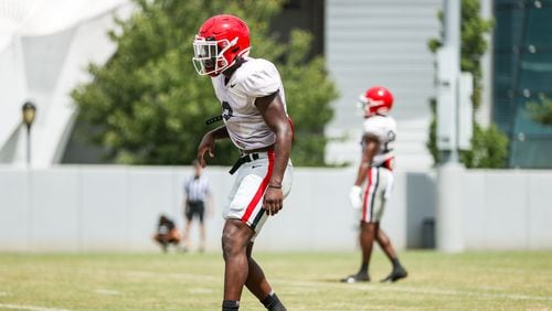 Georgia defensive back Kamari Lassiter (3) during Georgia’s practice session in Athens, Ga., on Tuesday, Aug. 9, 2022. (Photo by Tony Walsh)