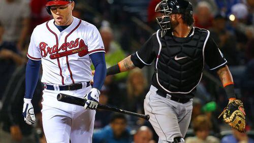 Even Freddie Freeman has gone hitless in the past couple of games for the Braves, who were shut out 1-0 by Jose Fernandez and the Marlins on Tuesday.