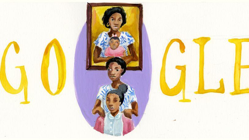 This is the design that made  Arantza Pena Popo Georgia’s winner in the annual Doodle 4 Google competition, a contest open to K-12 students to redesign the Google logo.