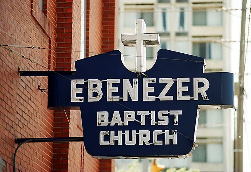 Historic Ebenezer Baptist Church
407 Auburn Ave NE, Atlanta, GA 30312
Throughout its long history, Ebenezer Baptist Church has been a spiritual home to many citizens of the "Sweet Auburn" community. Its most famous member, Rev. Martin Luther King, Jr., was baptized as a child in the church.
 (FRANK NIEMEIR/AJC staff)
