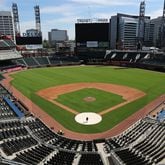 Truist Park on April 1, 2020, in Atlanta. In response to Georgia's new voting law, Major League Baseball announced that it will move it's All-Star Game from the park. (Curtis Compton/Atlanta Journal-Constitution/TNS)