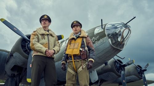 American crews flew bombing missions aboard B-17 aircraft during World War II as part of the Mighty Eighth Air Force. An Apple TV+ series on the unit titled "Masters of the Air" debuts Jan. 26. Courtesy of Apple TV+