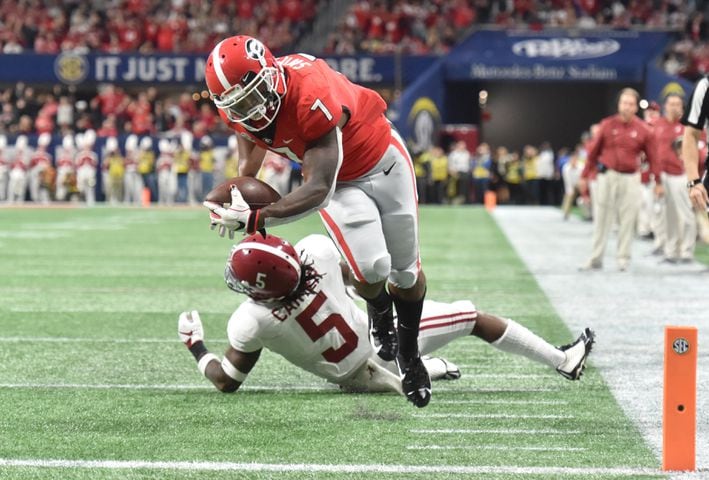 Photos: Bulldogs battle Alabama in SEC Championship game
