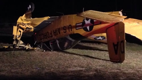 A man was killed when a plane crashed Thursday in Decatur County. (Credit: WCTV)