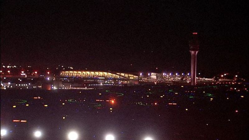 Delta Flight 284 took off from Hartsfield-Jackson International Airport shortly after 7 p.m. Tuesday. (Photo via WSBTV.com)