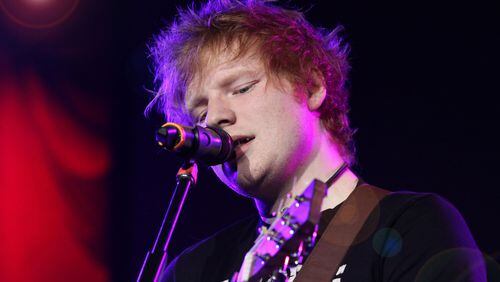 British singer and songwriter Ed Sheeran was a big hit at the Star 94 Jingle Jam in December, where this photo was taken. He returns to town as a headliner for a show at the Tabernacle on Monday, Jan. 21. Photo: Robb Cohen / www.RobbsPhotos.com