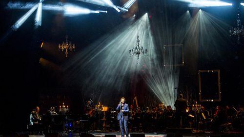 Josh Groban performs at the Cobb Energy Performing Arts Centre. Alpharetta is seeking potential development partners for its own performing arts venue. AJC FILE