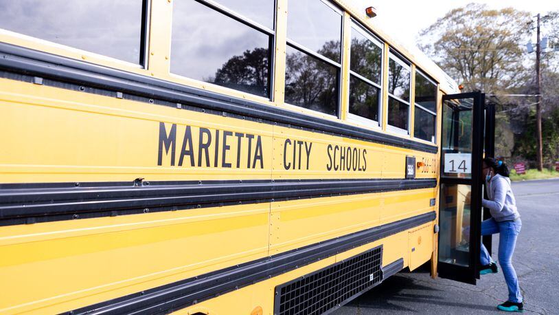 Starting Aug. 23, Marietta City Schools students and staff will require students and staff to wear masks indoors and on buses. Credit: Marietta City Schools