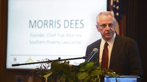 Morris Dees is a co-founder of the Southern Poverty Law Center in Montgomery.