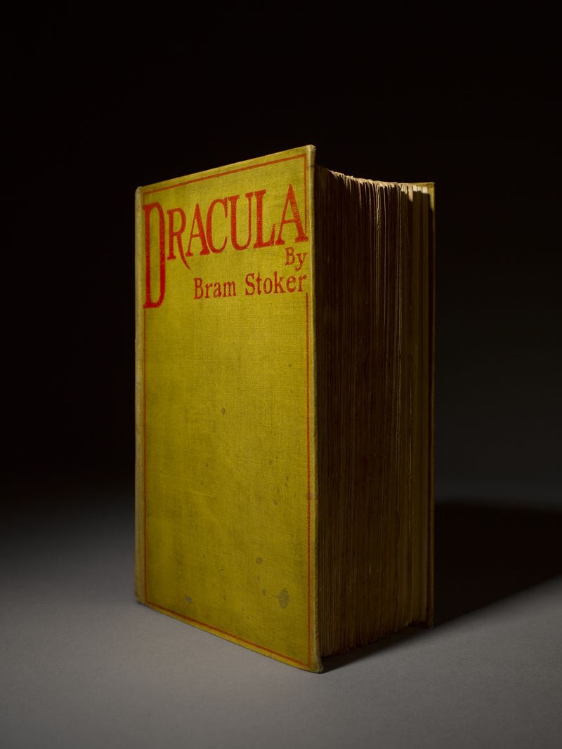 Emory's Bram Stoker collection includes many first editions. Photos: courtesy Emory University