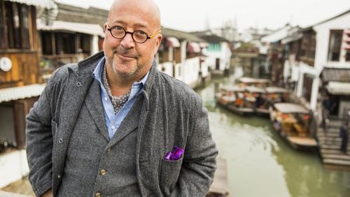 Andrew Zimmern, host of “Bizarre Foods,” makes his kid lit debut with “AZ and the Lost City of Ophir” (Beaver’s Pond Press, $15.95), a book that he co-authored with H.E. McElhatton. Zimmern will make an author appearance Feb. 11 at the Barnes and Noble location in Buckhead. CONTRIBUTED BY TRAVEL CHANNEL