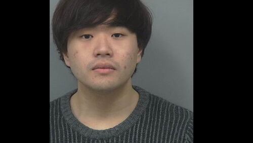 John Oh Kim, 23, has been charged with arson, burglary, aggravated assault and possession of tools for the commission of a crime.