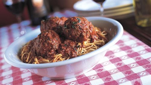 Classics like spaghetti and meatballs are favorites at Maggiano’s restaurants.