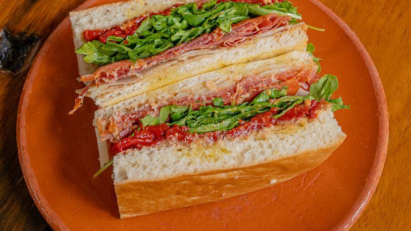 The pan de jamon y queso at El Super Pan’s Ponce City Market location is a ham and cheese sandwich with a Spanish accent. Courtesy of the Imprints