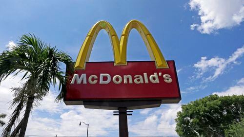 This Tuesday, June 28, 2016, photo shows a McDonald's sign in Miami. Already, the emergence of smaller rivals promising more wholesome alternatives has major restaurant chains scrambling to improve the image of their food. But some of the tweaks theyâ€™re making underscore how far they have to go in changing perceptions. Convincing people it serves wholesome food is particularly important for McDonaldâ€™s, which has long courted families with its Happy Meals and Ronald McDonald mascot. (AP Photo/Alan Diaz)