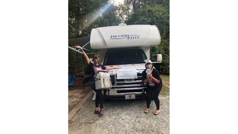 Meg Gillentine (left) and Jenny Levison are embarking on their six-week Kindness Tour via RV. / Courtesy of Souper Jenny