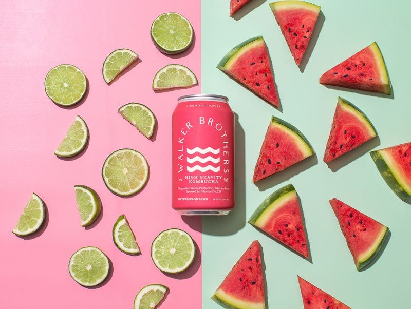 Walker Brothers' watermelon lime kombucha is the perfect balance of sweet and tart, with a little bit of funk. It also has the added bonus of probiotics. Courtesy of Laurel Black