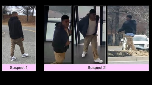 These are the two men who allegedly stole the earrings.