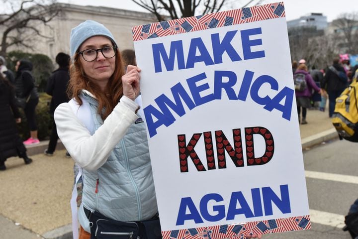 Signs of the times at Women's March in D.C.