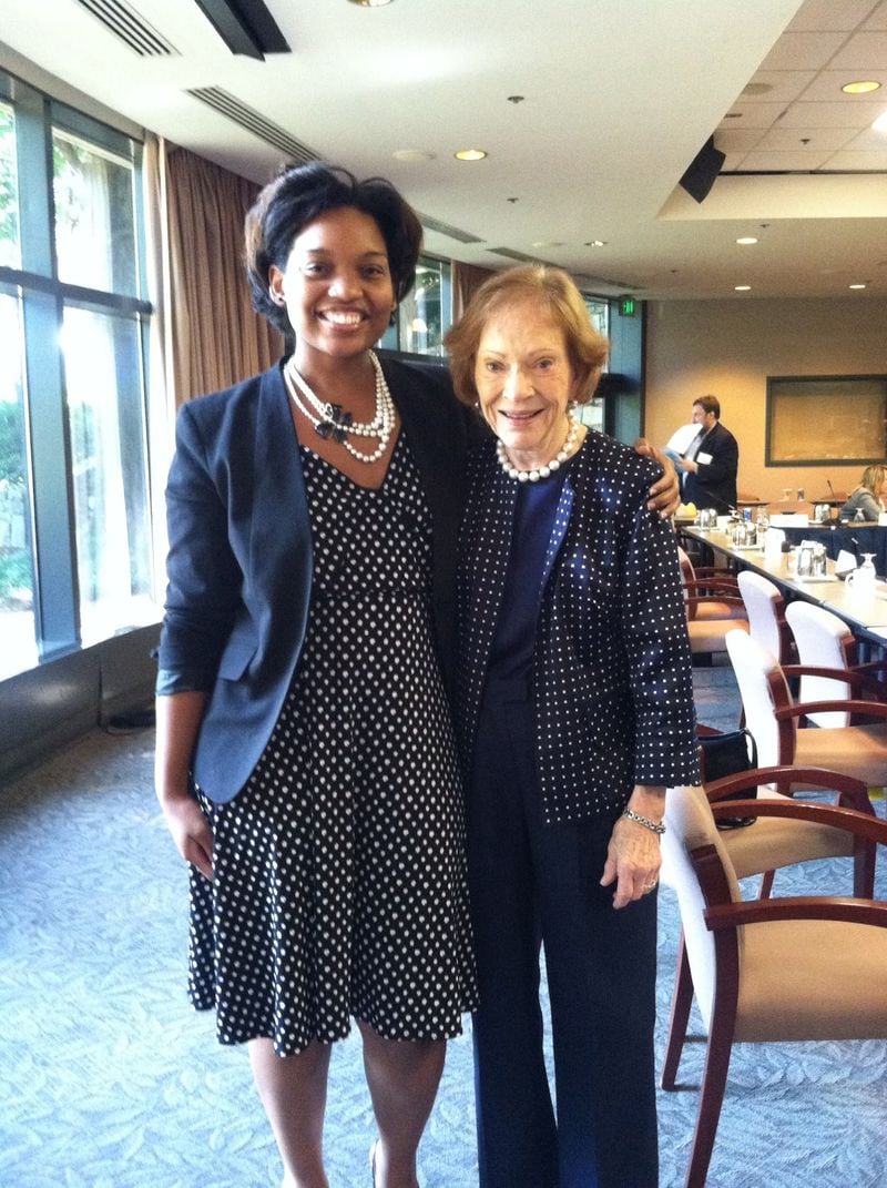 Kimberly Minor and Former first lady Rosalynn Carter