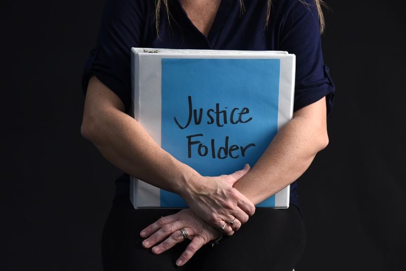 Portrait of Jacquelyn, a Cobb mother who accused a volunteer wrestling coach of inappropriate behavior toward her son. HYOSUB SHIN / HSHIN@AJC.COM