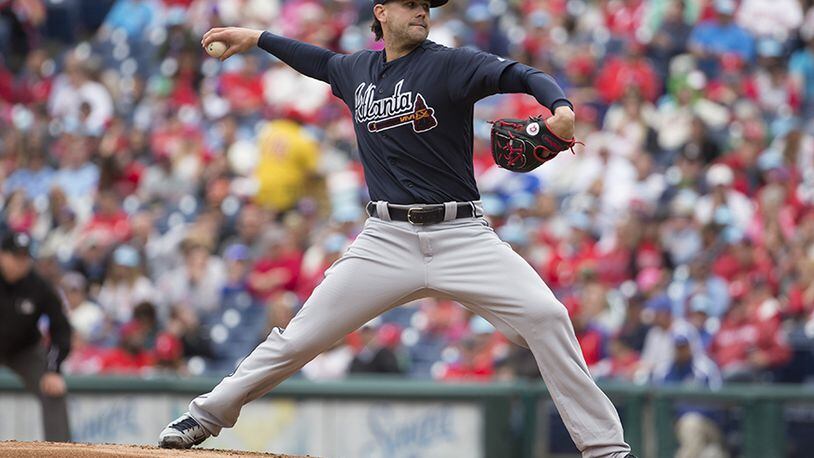 Right-handed pitcher Casey Kelly made his first Braves start on Sunday in Philadelphia.