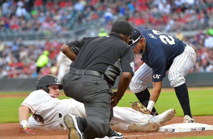 Photos: Tech and Georgia battle in baseball