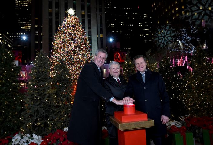 Photos: Rockefeller Center Christmas Tree Lighting 2018