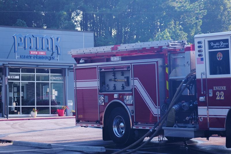 Crews were able to salvage the front of the building where the smokers and dry goods were stored, Cobb County fire said. 